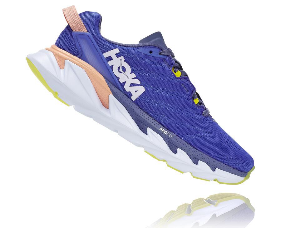 Tenis Hoka One One Feminino Azuis/Branco - Elevon 2 - 603-EUOHTY